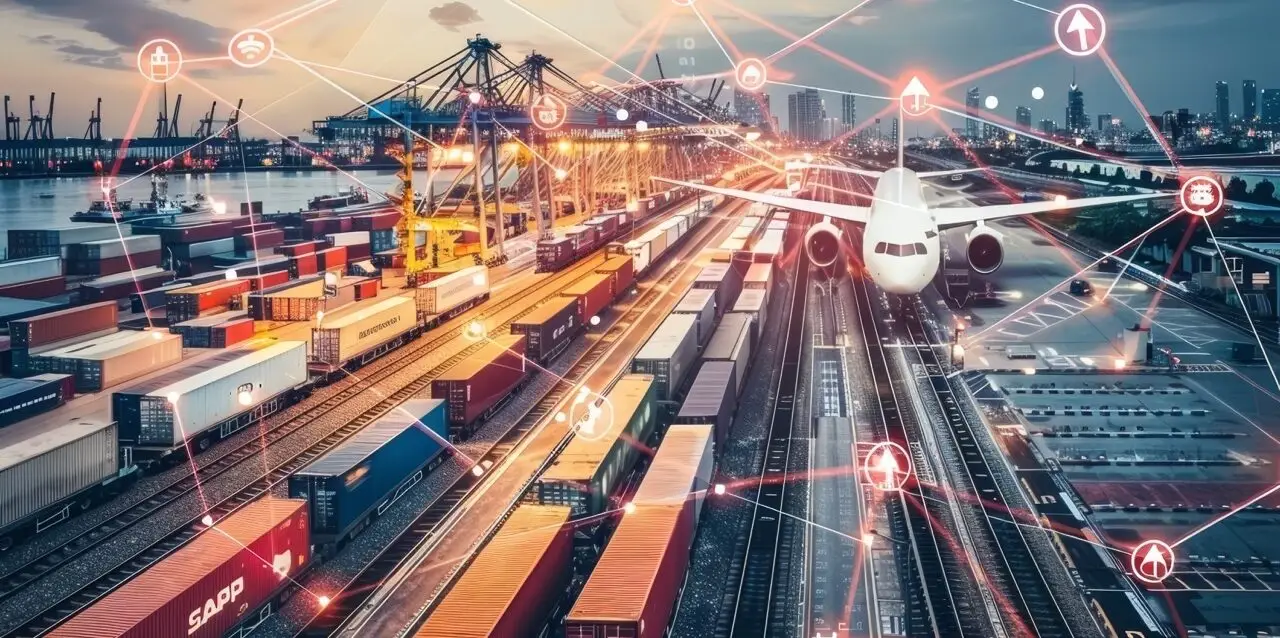 Efficient global logistics network for distribution and transportation for import export operations