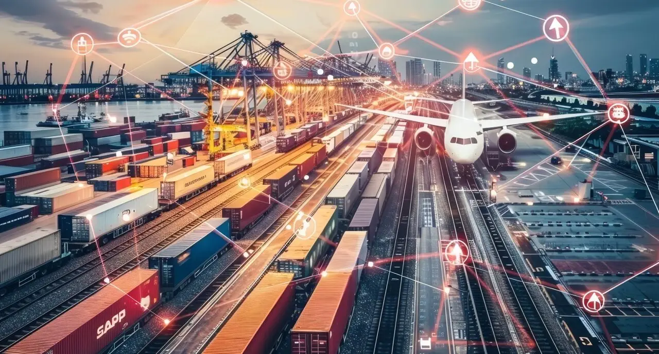 Efficient global logistics network for distribution and transportation for import export operations
